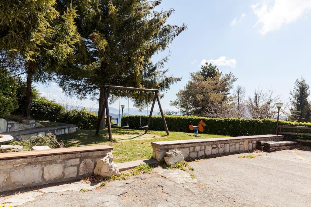 Apartmán Panorama 1200, In The Heart Of The San Fermo Hills Adrara San Rocco Exteriér fotografie