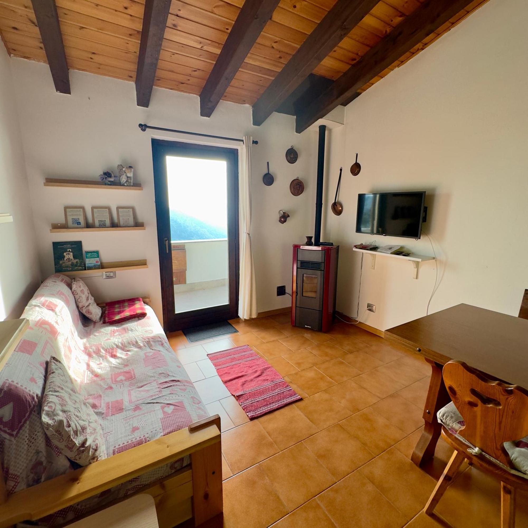 Apartmán Panorama 1200, In The Heart Of The San Fermo Hills Adrara San Rocco Exteriér fotografie